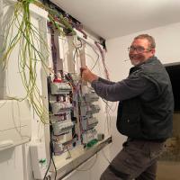 Réfection tableau électrique en cours