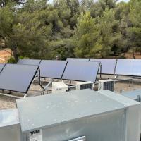 Panneaux solaires système autovidangeable